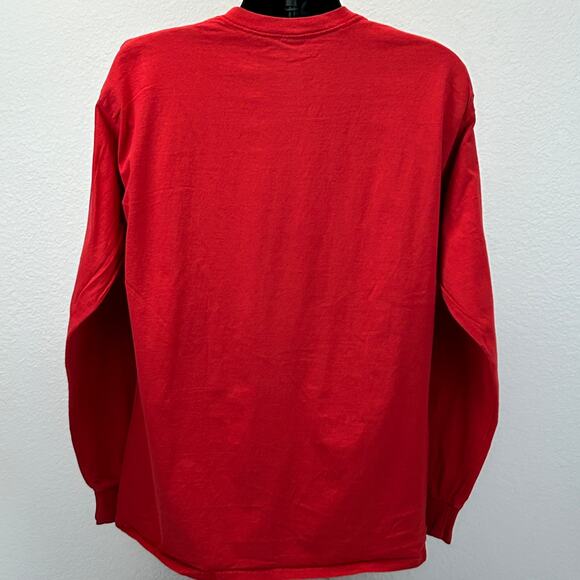 Jesus Christ Reason For Season T Shirt Kerusso Christmas LS Red Mens XL X-Large - Picture 3 of 6